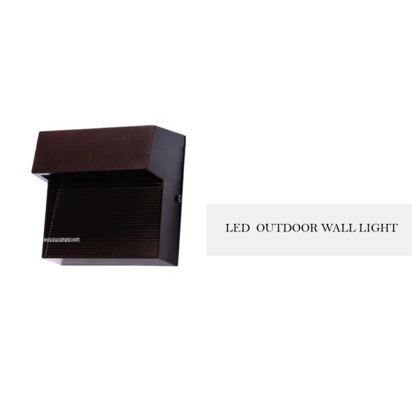 Wall Mounted Square 3W LED Outdoor Wall Lights IP65 For Pathway Staircase