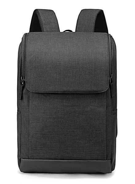 Customized Black Slim Backpack Laptop Bag For 15.6 Inch Laptop Low Cadmium