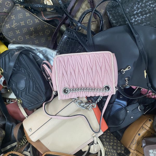 Women Mixed Colors Used Brand Bags Luxury Second Hand Shoulder Bag Wholesale