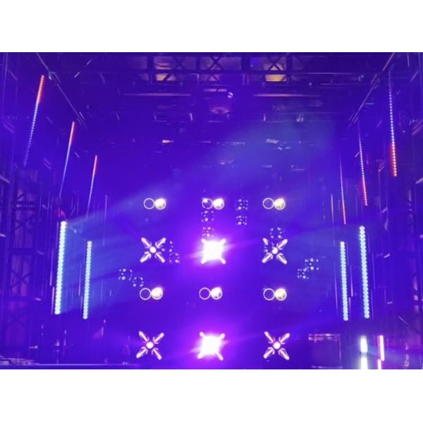 Fabricantes de luces de cabeza móvil 3 en 1 LED Retro Fan 4 Hojas Disco