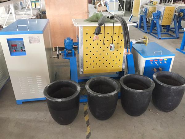 Induction Heater Controller 110kw Melting Frunace Manual Tilting For 50 Kg Iron