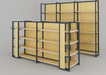 Четырехколонный комбинированный экран для супермаркетов Аптеки и канцелярские магазины