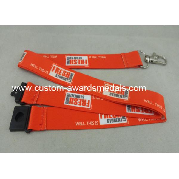 Pet Leashes Polyester Heat Transfer Medal Printed Lanyard Neck Lanyard For Promotion