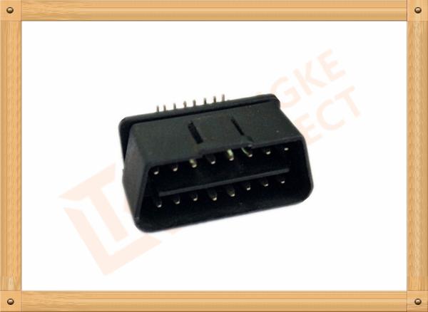 90 Degree Angle OBD Diagnostic Connector OBDII 16 Pin Male SOM014A