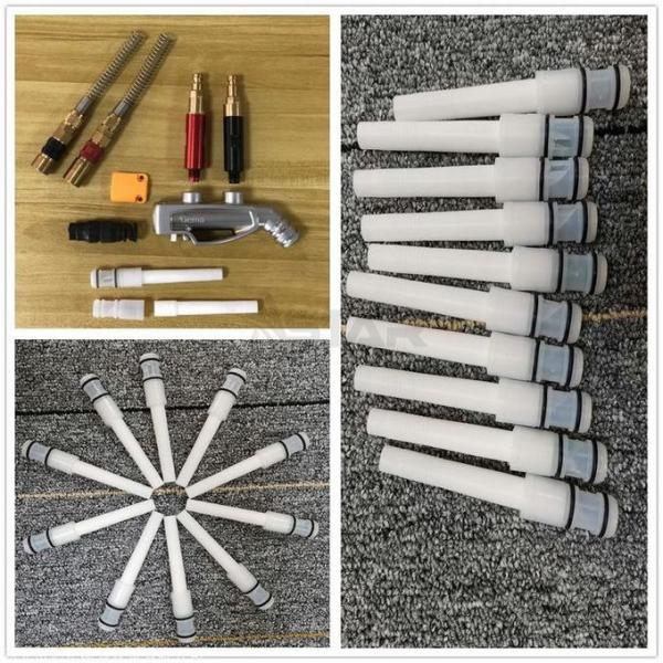 IG07 White With black O- Ring PTFE Venturi Powder Coating Spare Parts