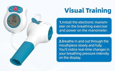 App Connectivity Breathing Trainer Device Lung Exerciser OEM Logo