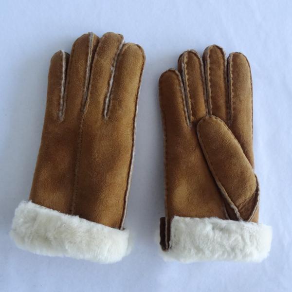 High quality shearling sheepskin gloves warm double face Australia sheepskin shearling gloves