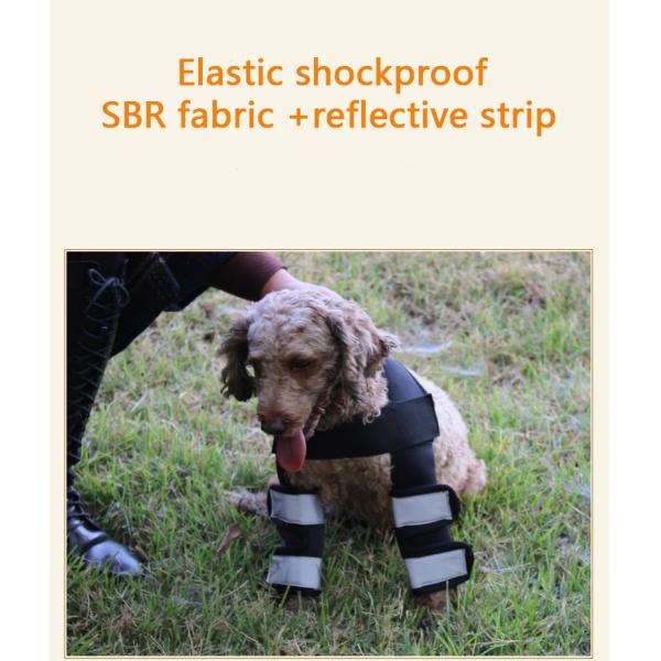 Скакательный сустав спортивные наколенники дышащий противоударный пользовательский наколенник для маленькой собаки