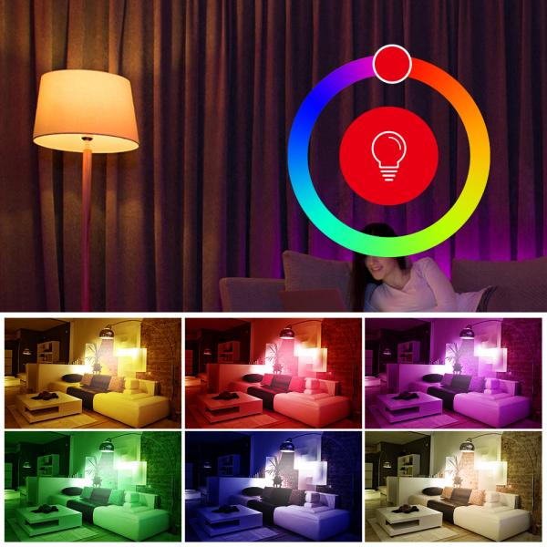 Работы шариков СИД Dimmable E26 умные WiFi с Alexa гуглят домашнее 2700K-6500K RGBWW