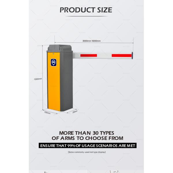 Интеллектуальная система блокировки парковки с мигающим мотором IP54 DC без щетки
