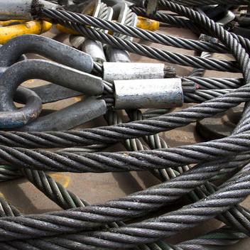 Núcleo de fibra de 10 mm Galvanizante Cuerdas de alambre de acero trenzado de tres hebras Cuerdas de alambre marinas