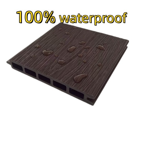 Recyclable Coextrusion WPC Fence Easy Installation Stain Resistant