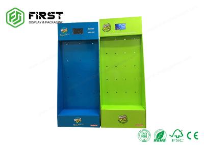Suporte de exposição de suspensão do gancho do cartão criativo feito sob encomenda a favor do meio ambiente do POP da impressão a cores