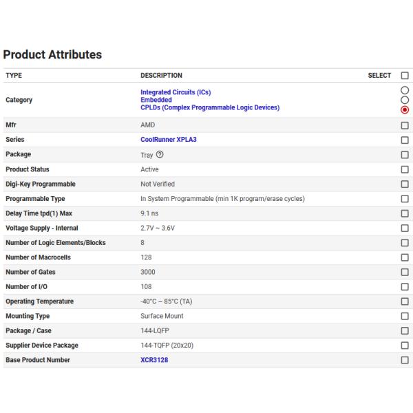 XCR3128XL-10TQG144I	 New,High Quality can ship within 24 hours