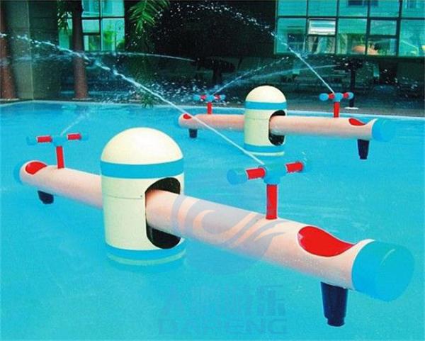 Os jogos de Aqua Park Toy Swimming Pool das crianças do equipamento do jogo da água molham o pulverizador da balancê