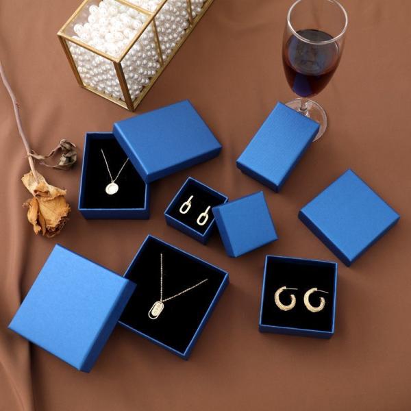 Ring Earrings Gift Boxes Jewellery Display Box With Hot Stamping Cute Design