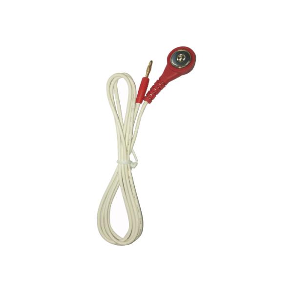 Banana Plug 1 Core 0.8mm Medical Grade Power Cable