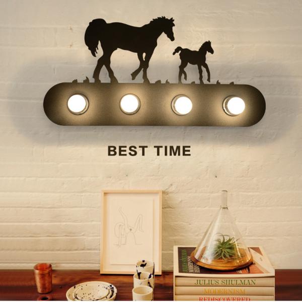 American country restaurant Fashion creative industrial led indoor wall lamps (WH-VR-75)