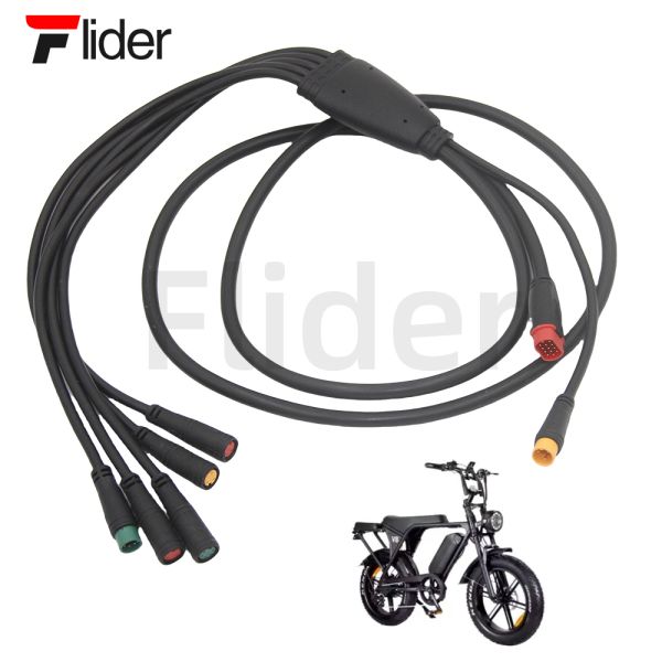Waterproof Electric Bike Cable Electric Bike Parts Multiple Functions