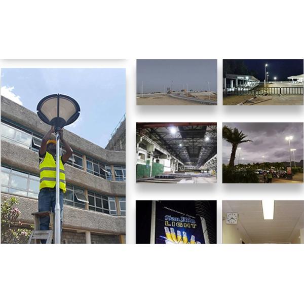 40W White Garden Security Light , External Garden Lights Rechargeable 70 CRI Rain Proof