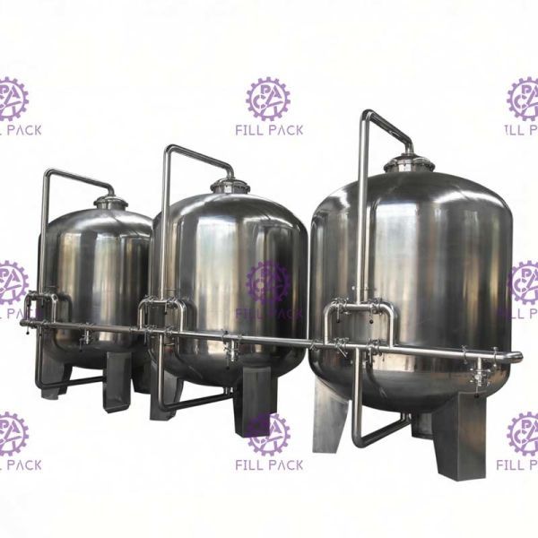 9000LPH UF Hollow Fibre Ultra Water Treatment Machine System With UF 4040 Membrane
