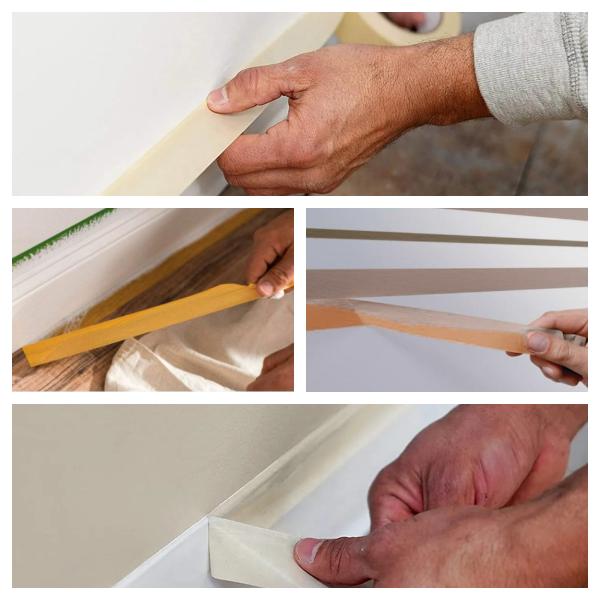 Резиновые акриловые крепируют фильм ленты для маскировки Rolls ленты для маскировки слон