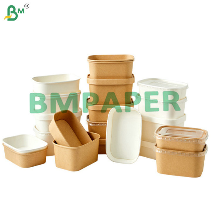 Virgin Pulp Wholesale PE Extrusion Coated Base Paper for Paper Cups Bowls and Clamshell Boxes