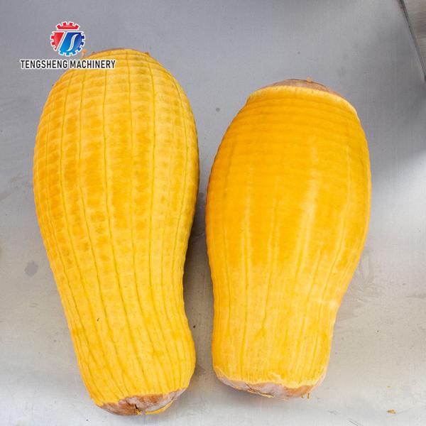 Double Headed Pumpkin Peeling Machine , Commercial Melon Peeler Wax Gourd