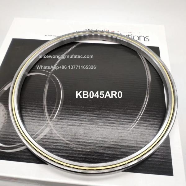 KB045AR0 Thin Section Bearings 114.3x130.175x9.375mm With Brass Cage