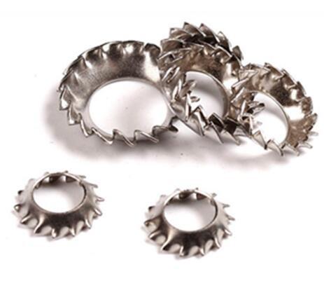 Stainless Steel Countersunk Serrated Lock Washer / External Tooth Lock Washer DIN6798V