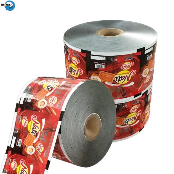Plastic Printed Roll Film Aluminum Foil for Food Medical Cosmetics Flexible Packaging