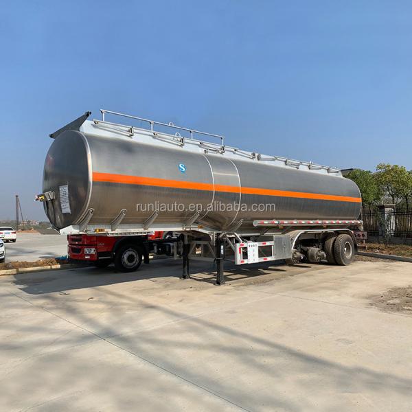 Factory Oil Petrol Gasoline Diesel Transport Heavy Duty Tanker Semi Truck Trailer Semi Trailer Tank