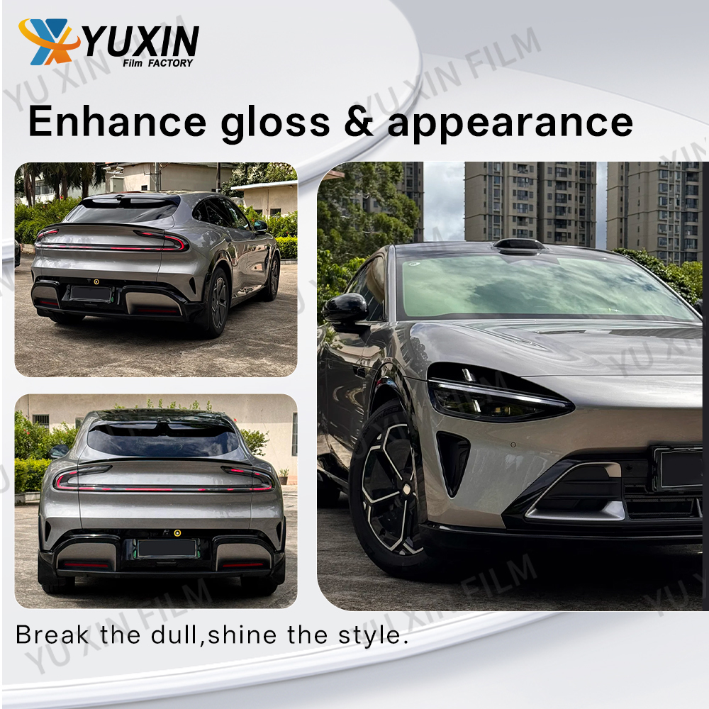 7.5mil Ceramic Coating Self-Repairing Clear PPF Paint Protection Film for Automotive