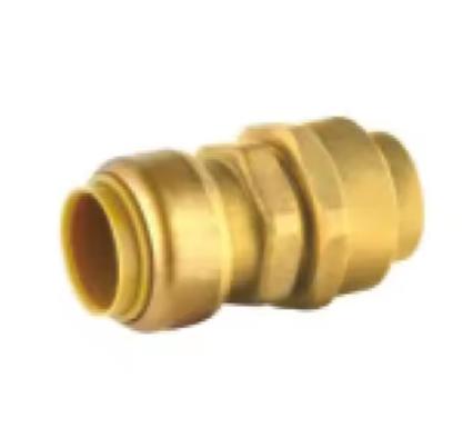 Brass Push-Fit Coupling Connector for Copper PEX Pipes