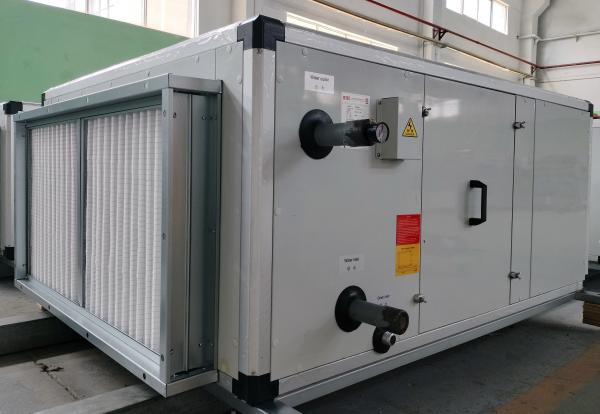4 Rows-8 Rows Commercial HVAC Air Handling Units size Customized