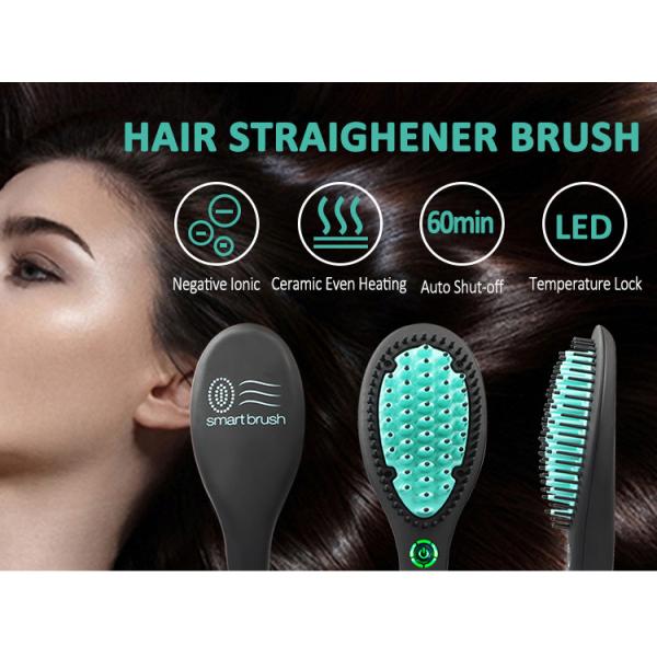 Dual voltage Nylon Ionic Hair Straightener Comb Ceramic Coating
