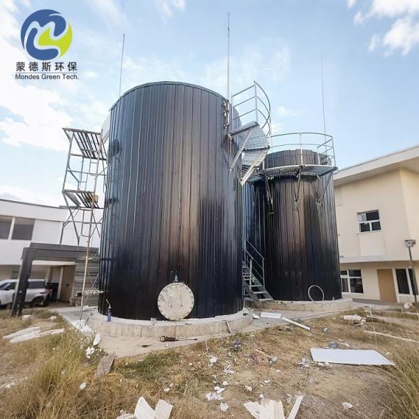 GFTS Glass Fused To Steel Tank , Glass Lined Steel Tanks 0.25-0.45mm Coating Thickness