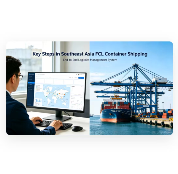 Southeast Asia FCL Container Shipping Service For Full Container Load Freight Transport