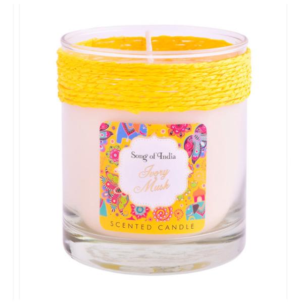 Luxury Painted Packaging Box Scented Jar Candle Soy Wax Glass For Wedding Decoration