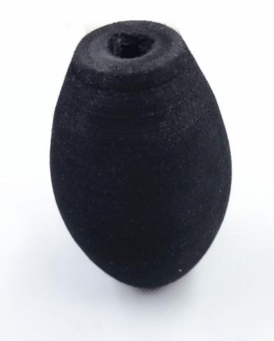 Black EVA Fishing Net Floats , Plastic Fishing Net Floats OEM Service