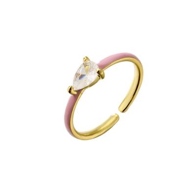 Aneis de noivado originais de pedra preciosa de DIY