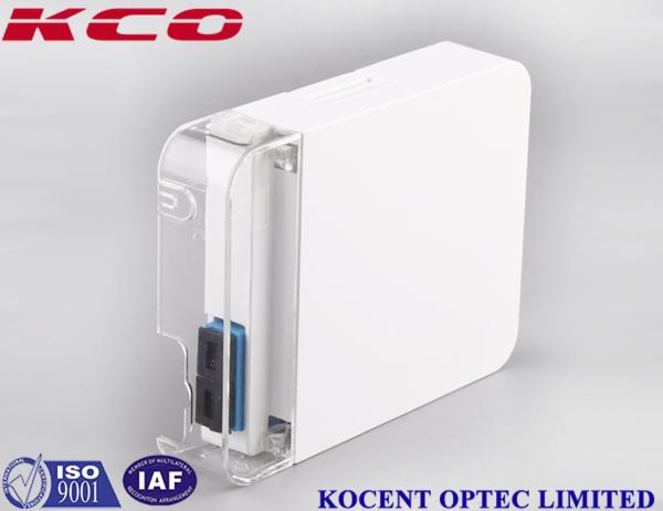 1 Port SC Duplex Fiber Optic Terminal Box Socket 2 Cores FTTH FTTB