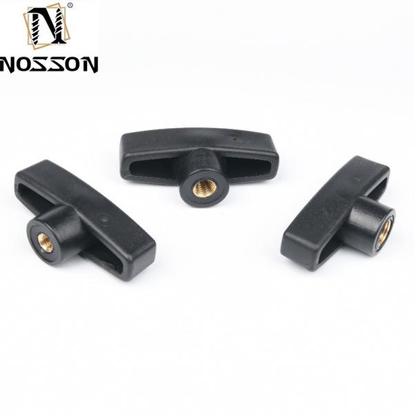 Black Oxide Finish Healthcare T-Head Plastic Knob for Easy Clamping and Tightening in Automotive Industry