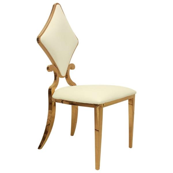 Места Stackable стула свадьбы нержавеющей стали призменные задние обитые