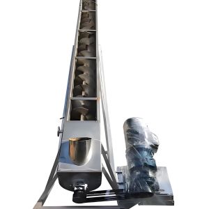 Stainless Steel U-shaped Automatic Feeding Screw Auger Conveyor with Modular Design for Chemical Powders