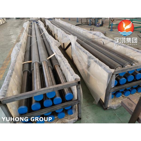 ASME SA106 Gr.B Carbon Steel HFW Solid Finnd Tube For Air Preheaters And Boiler