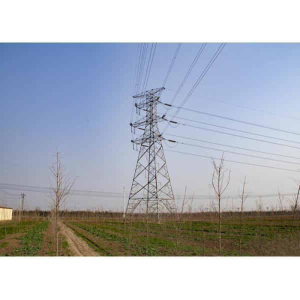 Mild Steel ASTM A36 230KV Angle Steel Tower For Electric Transmission Cable Type