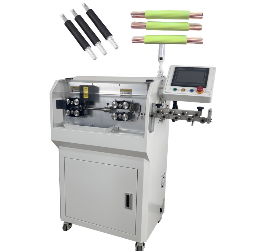 Factory Direct Fully Automatic Multi-function Cable Strip Machine HQ 800W Cable Max 95mm² Wire Stripping 12 Wheels Driving