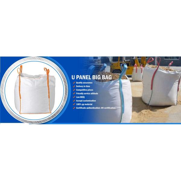 1 Ton Jumbo Bag Pp Woven 100% Virgin Resin 500 Kg 1 Ton Big Bga FIBC
