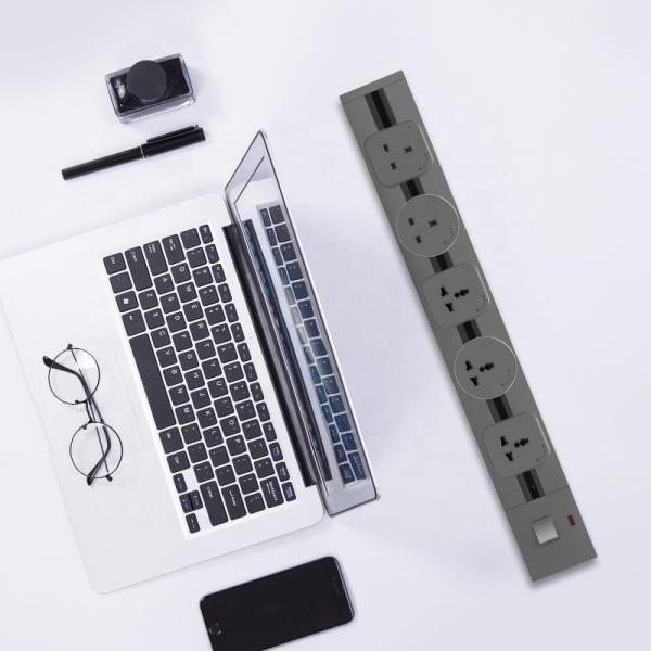 32A CCC Certified USB Grommet Office Power Track for Top Fashion Furniture Distribution Unit Outlet